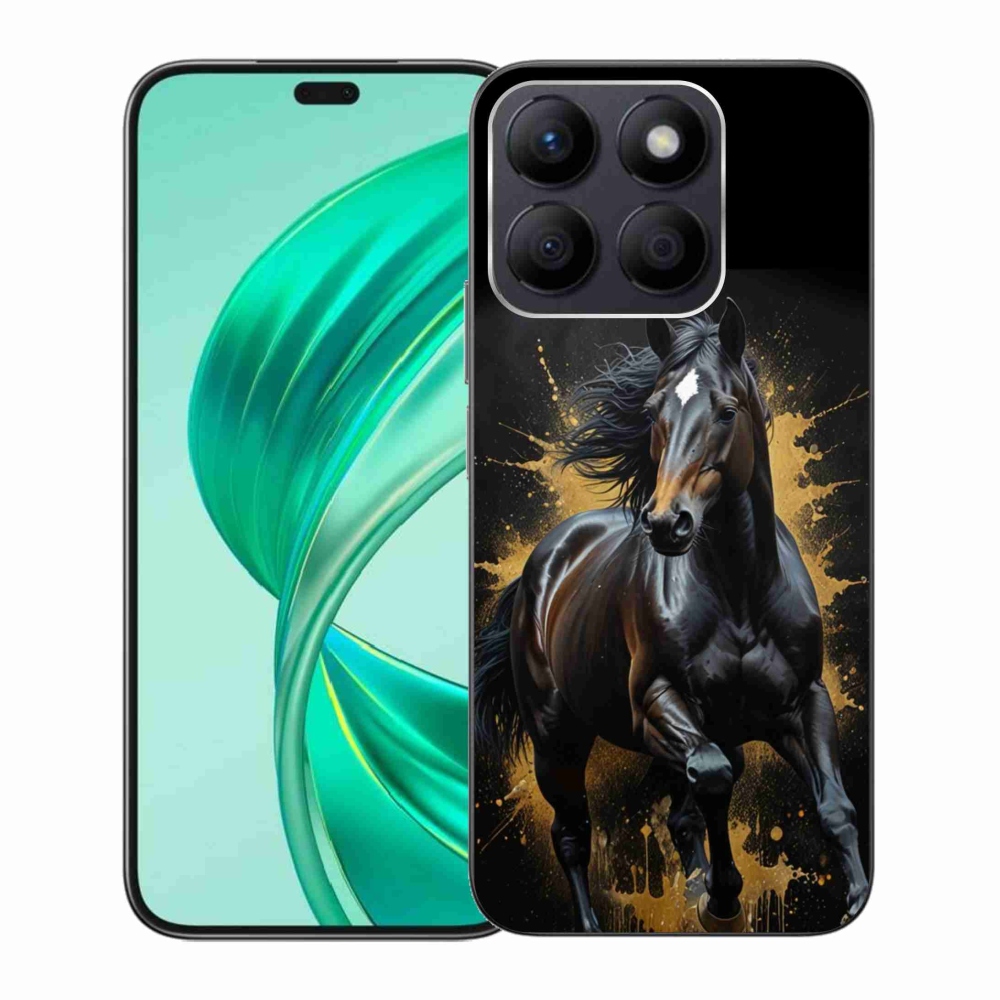 mmCase gél tok az Honor X8b-hez – elegáns fekete csikó