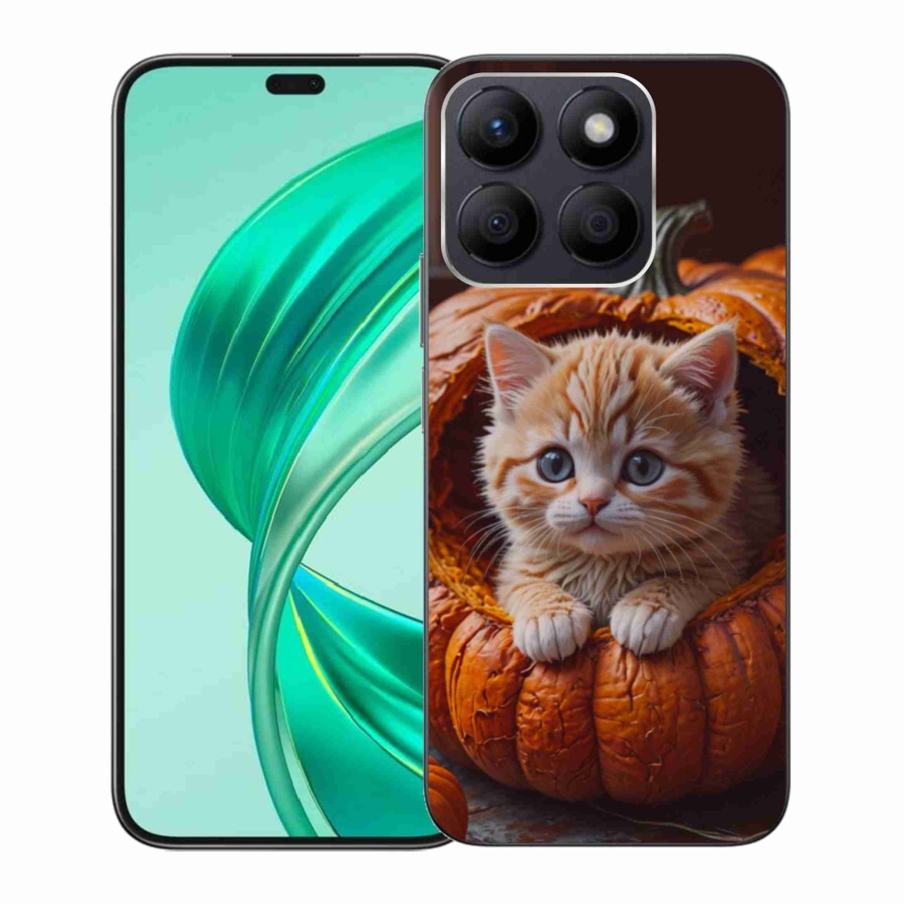 Zselés borítás mmCase a Honor X8b készülékhez - cica és tök 2