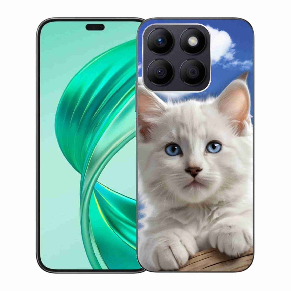 mmCase gél tok az Honor X8b-hez – cica és felhők