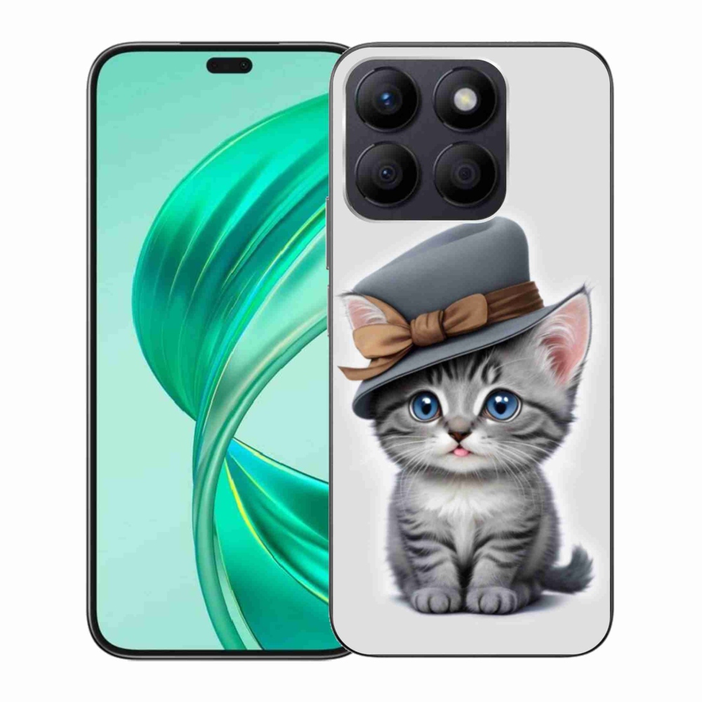 Zselés borítás mmCase a Honor X8b készülékhez - cica sapkával