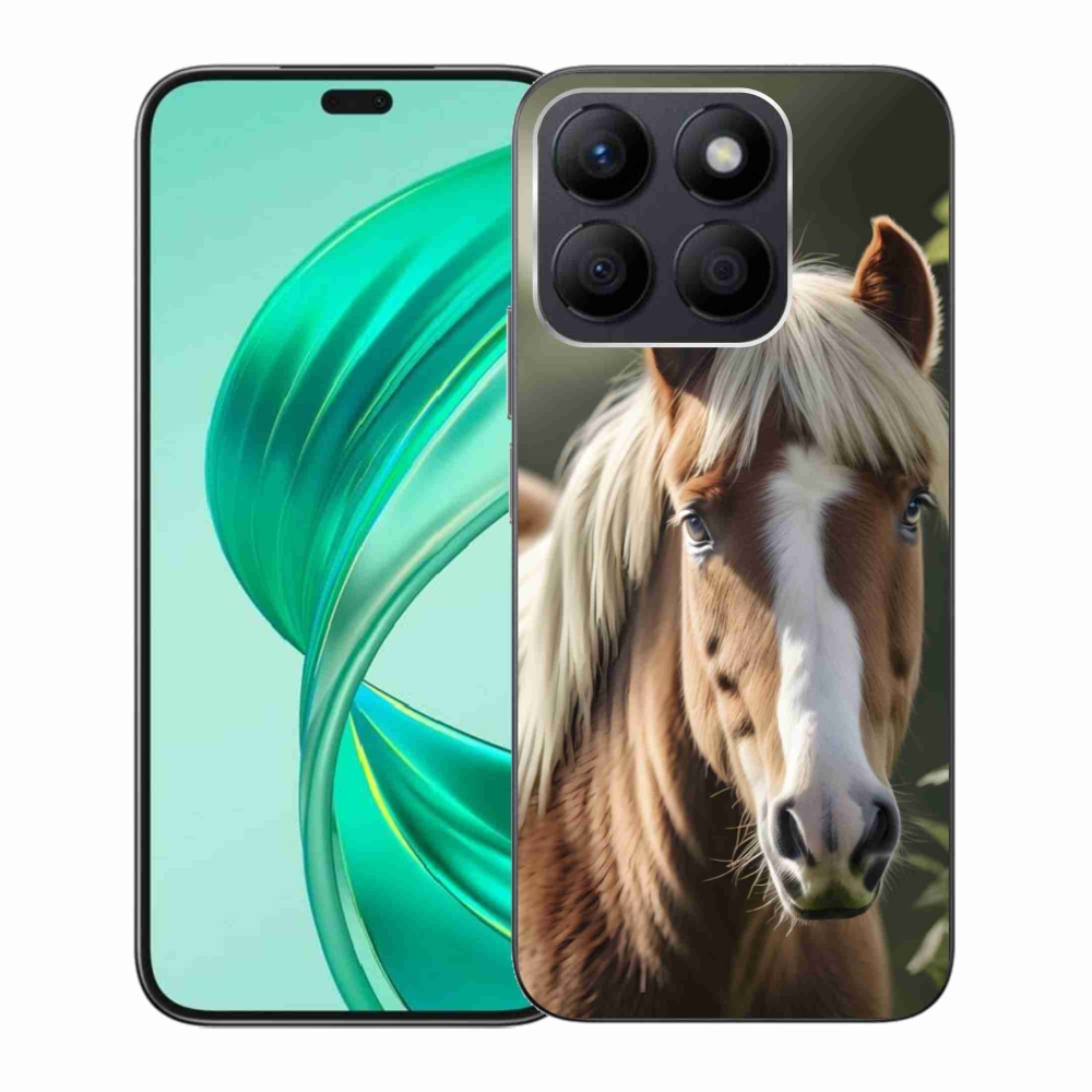 mmCase gél tok az Honor X8b-hez – világos sörényű ló