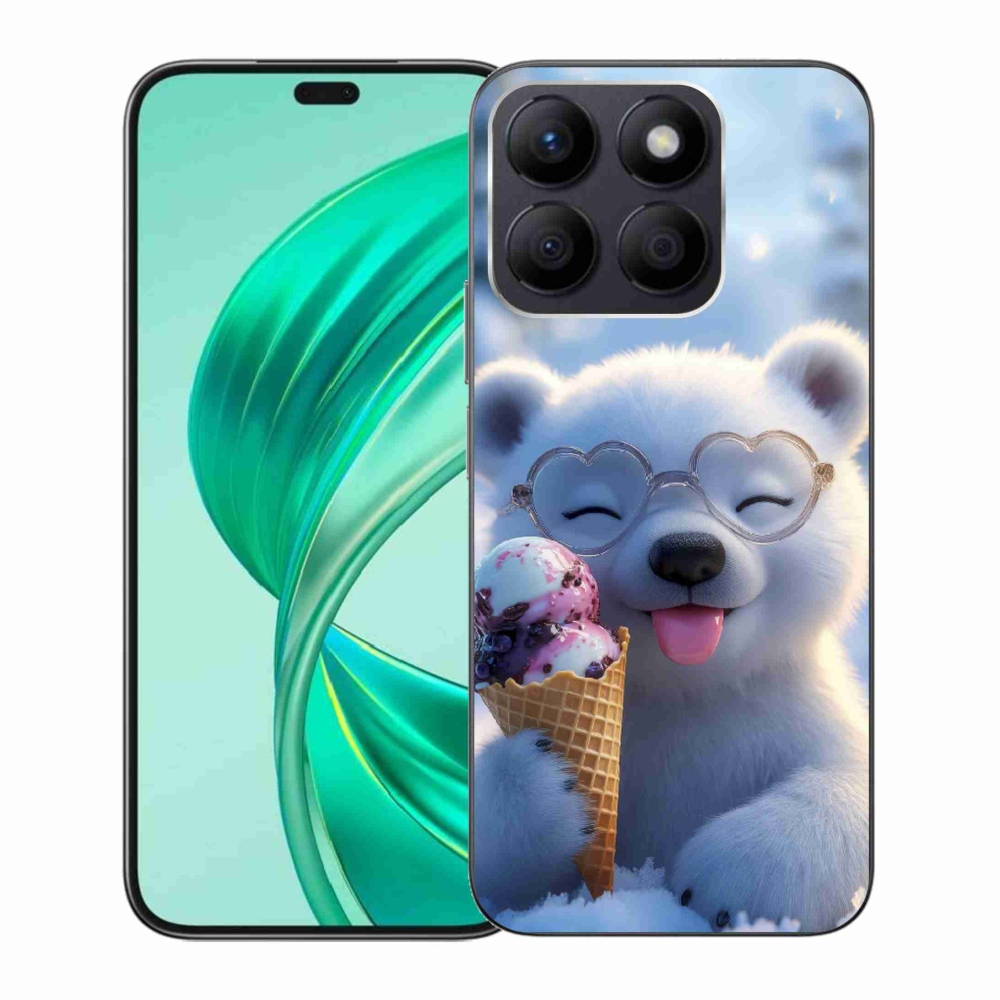 mmCase gél tok az Honor X8b-hez – mackó fagylalttal
