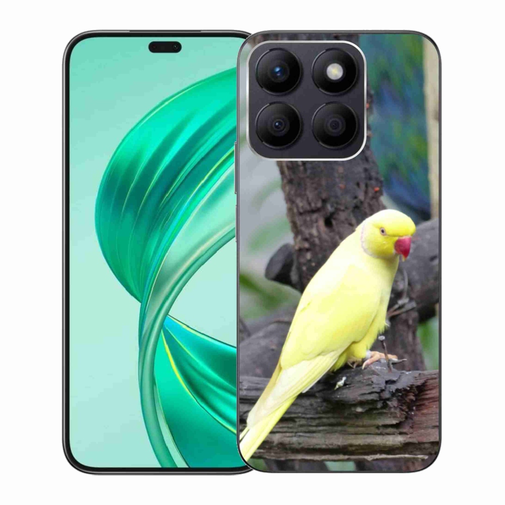 Zselés borítás mmCase a Honor X8b készülékhez - papagáj alexander sárga