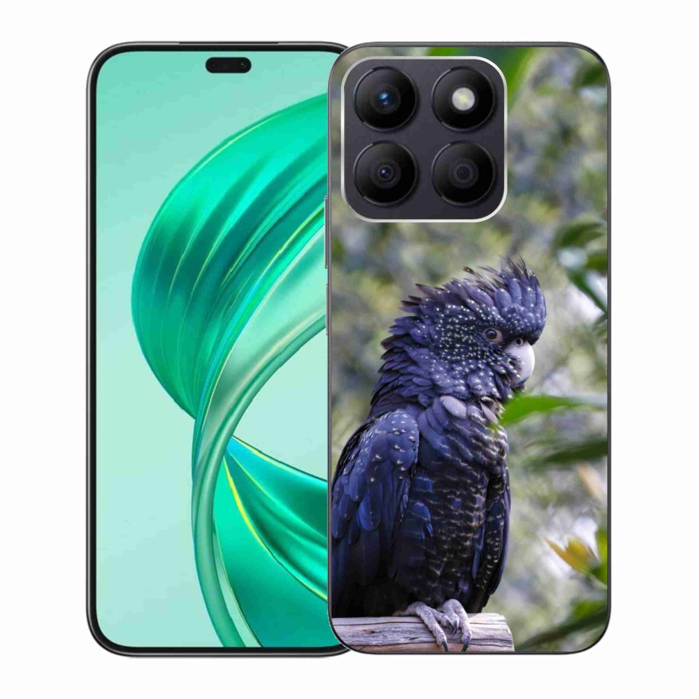 mmCase gél tok az Honor X8b-hez – fekete kakadu papagáj