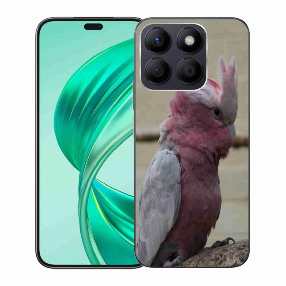 Zselés borítás mmCase a Honor X8b készülékhez - papagáj kakadu rózsaszínű