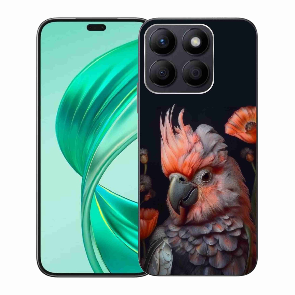 mmCase gél tok az Honor X8b-hez – színes kakadu papagáj