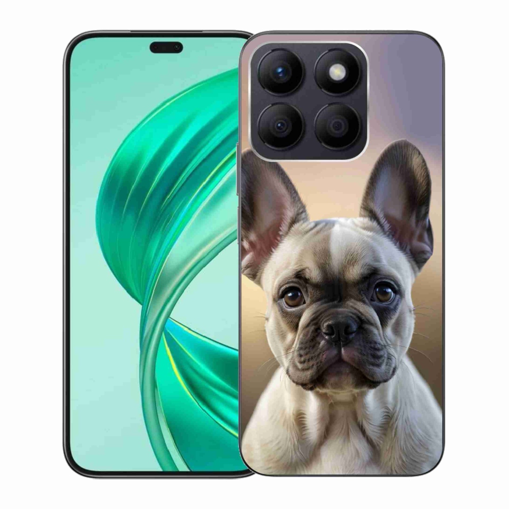 mmCase gél tok az Honor X8b-hez – aranyos francia buldog