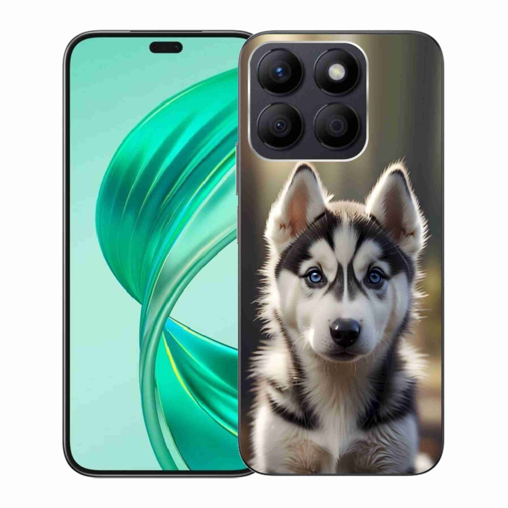mmCase gél tok az Honor X8b-hez – aranyos szibériai husky