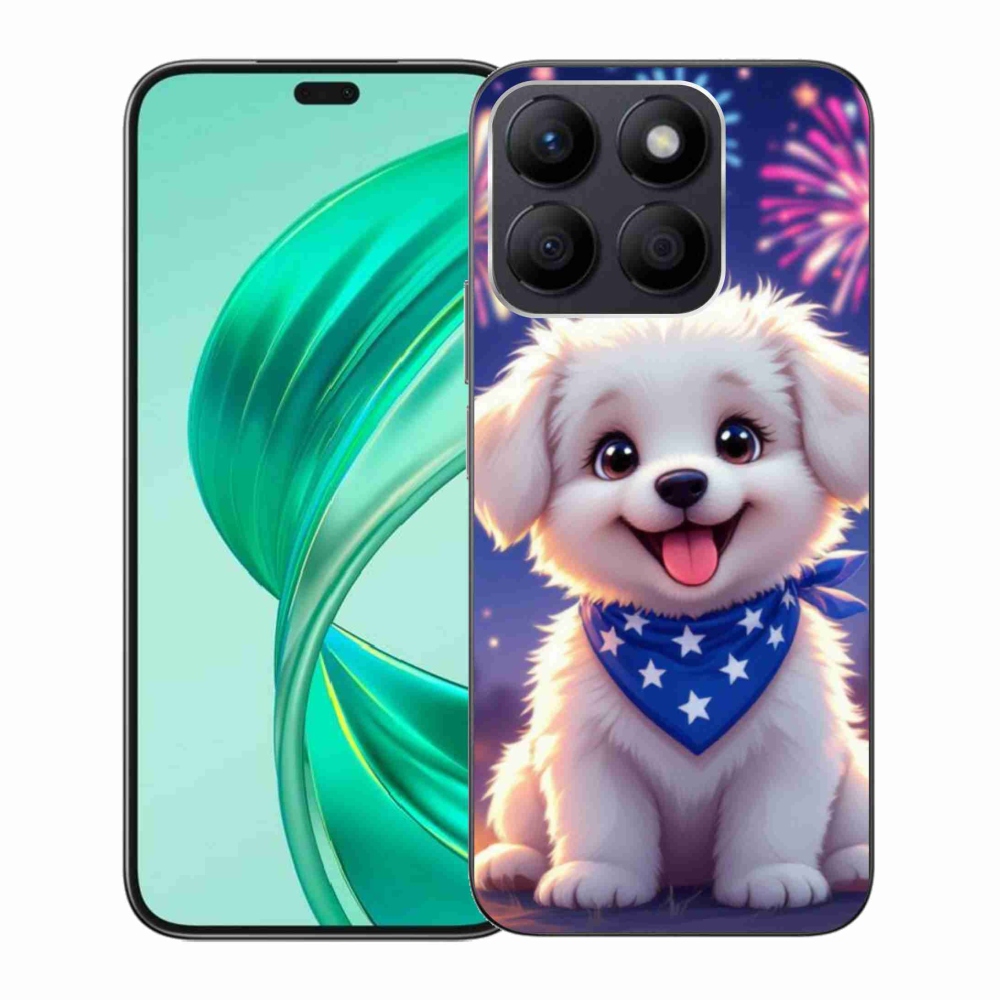 Gél borítás mmCase a Honor X8b készülékhez - ünnepi kiskutya