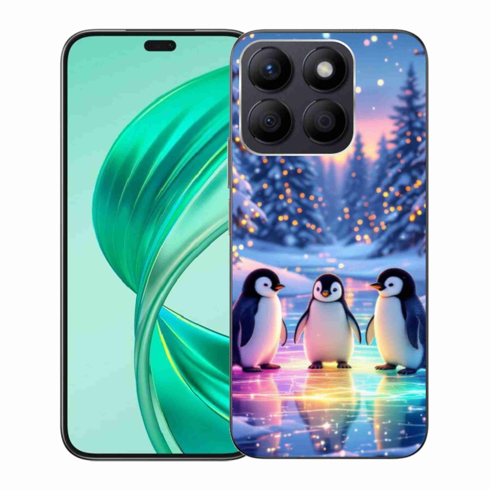 Zselés borítás mmCase a Honor X8b készülékhez - pingvinek