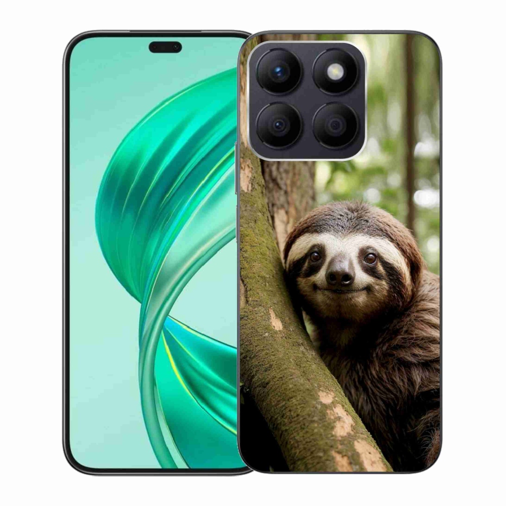 mmCase gél tok az Honor X8b-hez – mosolygós lajhár