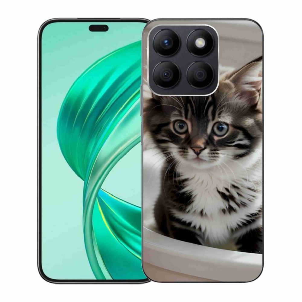 Gél borító mmCase a Honor X8b készülékhez - kíváncsi cica