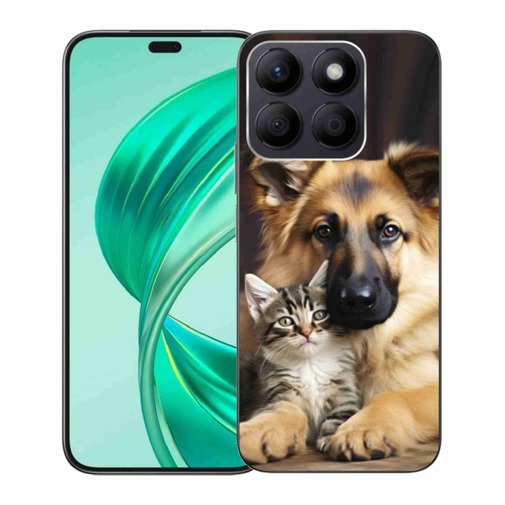 Zselés borítás mmCase a Honor X8b számára - állatbarátság