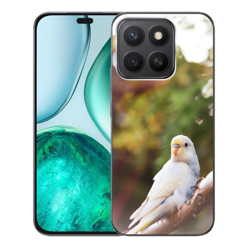 mmCase géltok az Honor X8c-hez – fehér papagáj