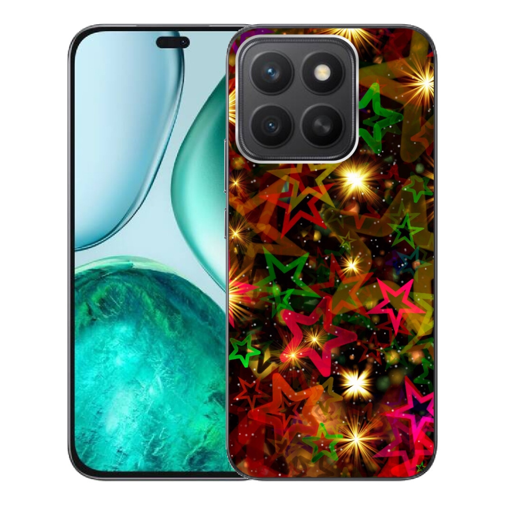 mmCase gél tok az Honor X8c-hez – színes csillagok