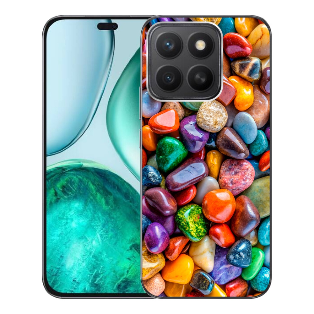 mmCase gél tok az Honor X8c-hez – színes strasszokkal