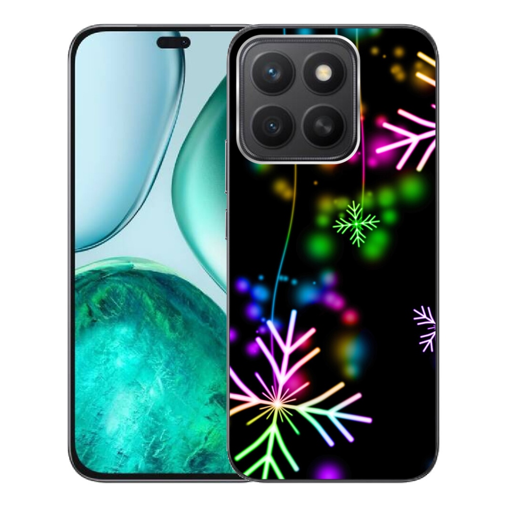 mmCase gél tok az Honor X8c-hez – színes hópelyhek