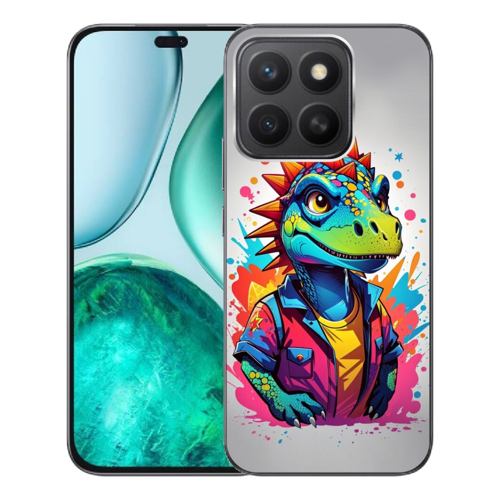 mmCase géltok az Honor X8c-hez – színes dinoszaurusz