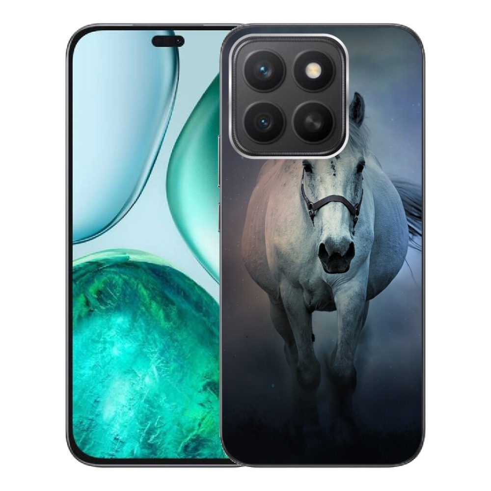 mmCase gél tok az Honor X8c-hez – futó fehér ló