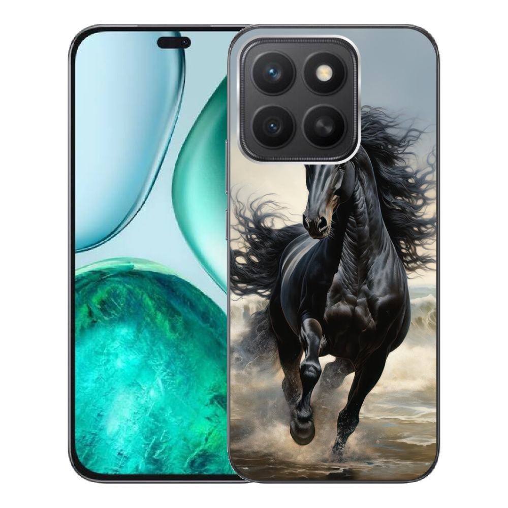 mmCase géltok az Honor X8c-hez – futó fekete ló
