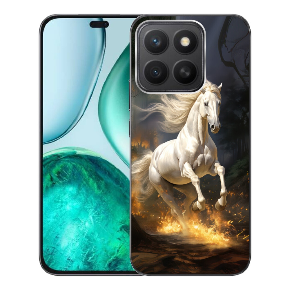 mmCase géltok az Honor X8c-hez – fehér ló 2