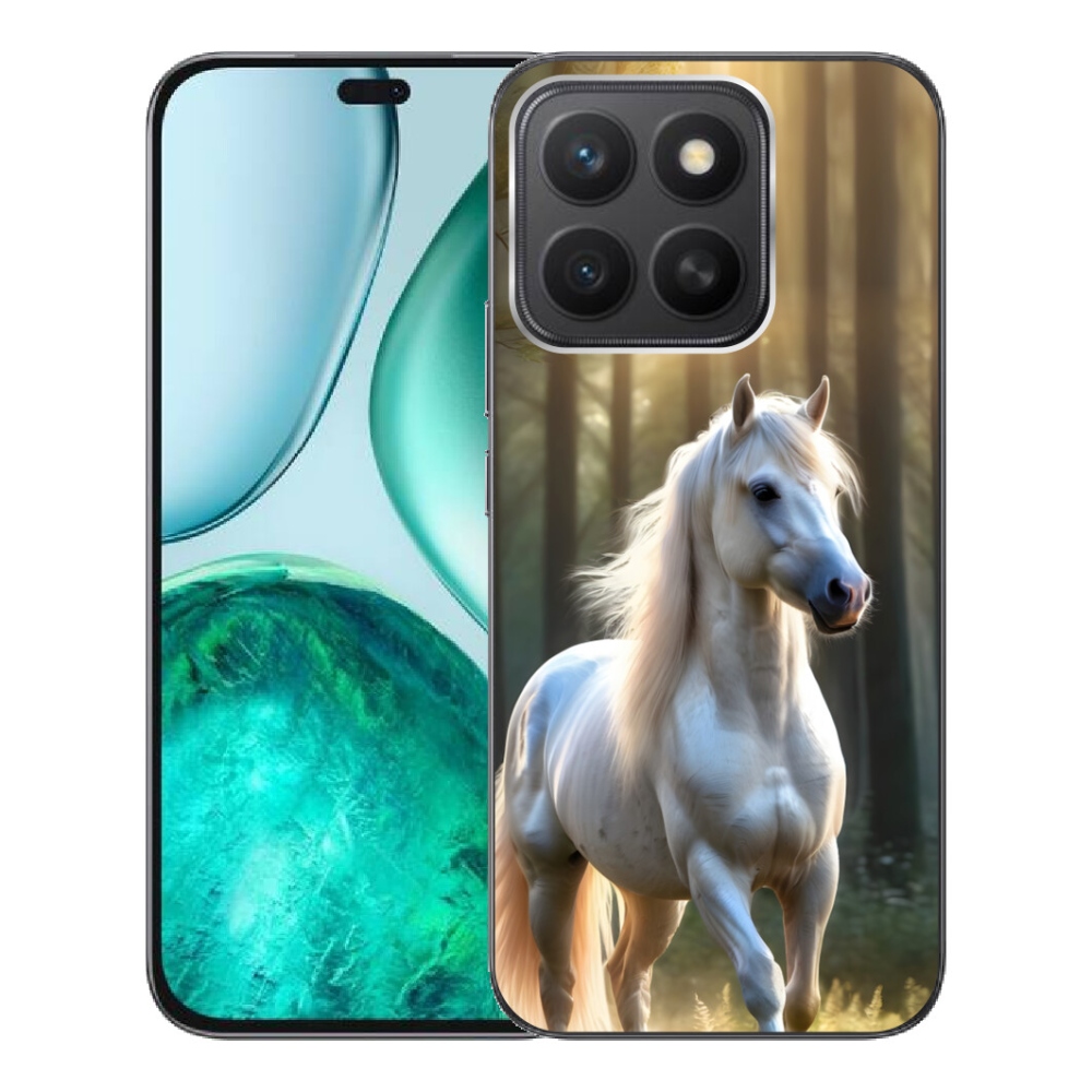 mmCase géltok az Honor X8c-hez – fehér ló 3