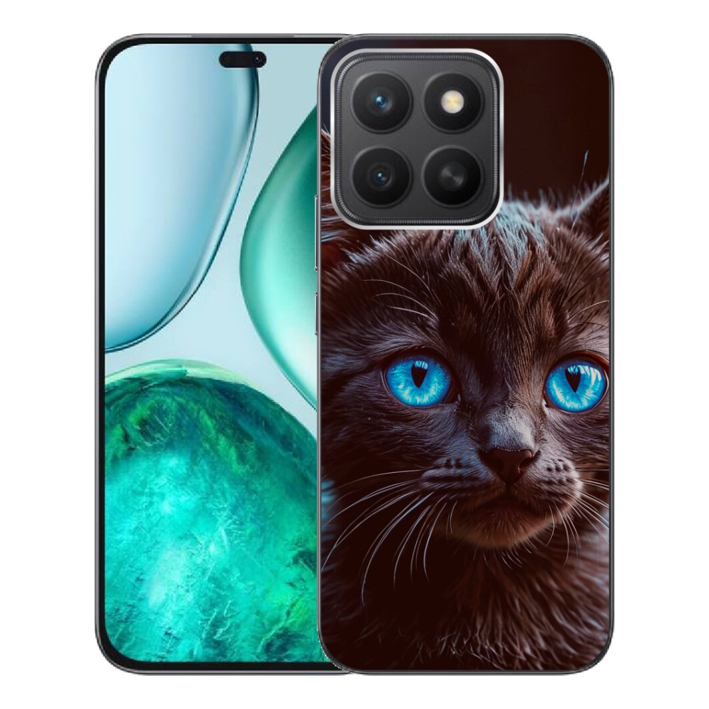mmCase gél tok az Honor X8c-hez – fekete cica 2