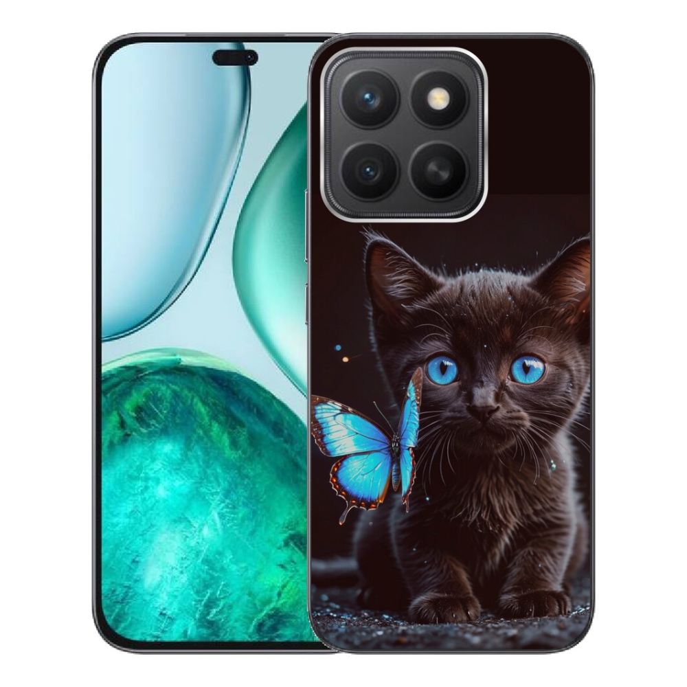 mmCase gél tok az Honor X8c-hez – fekete cica 3