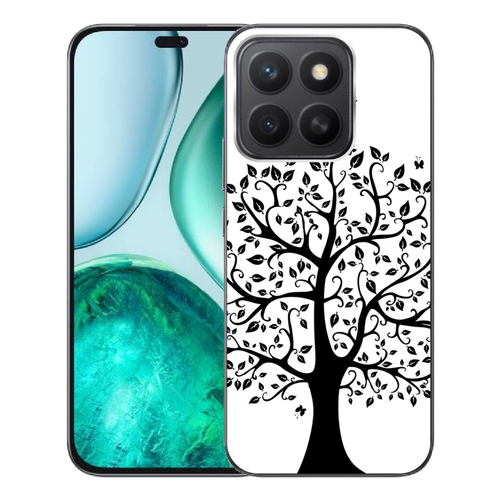 mmCase géltok az Honor X8c-hez – fekete-fehér fa