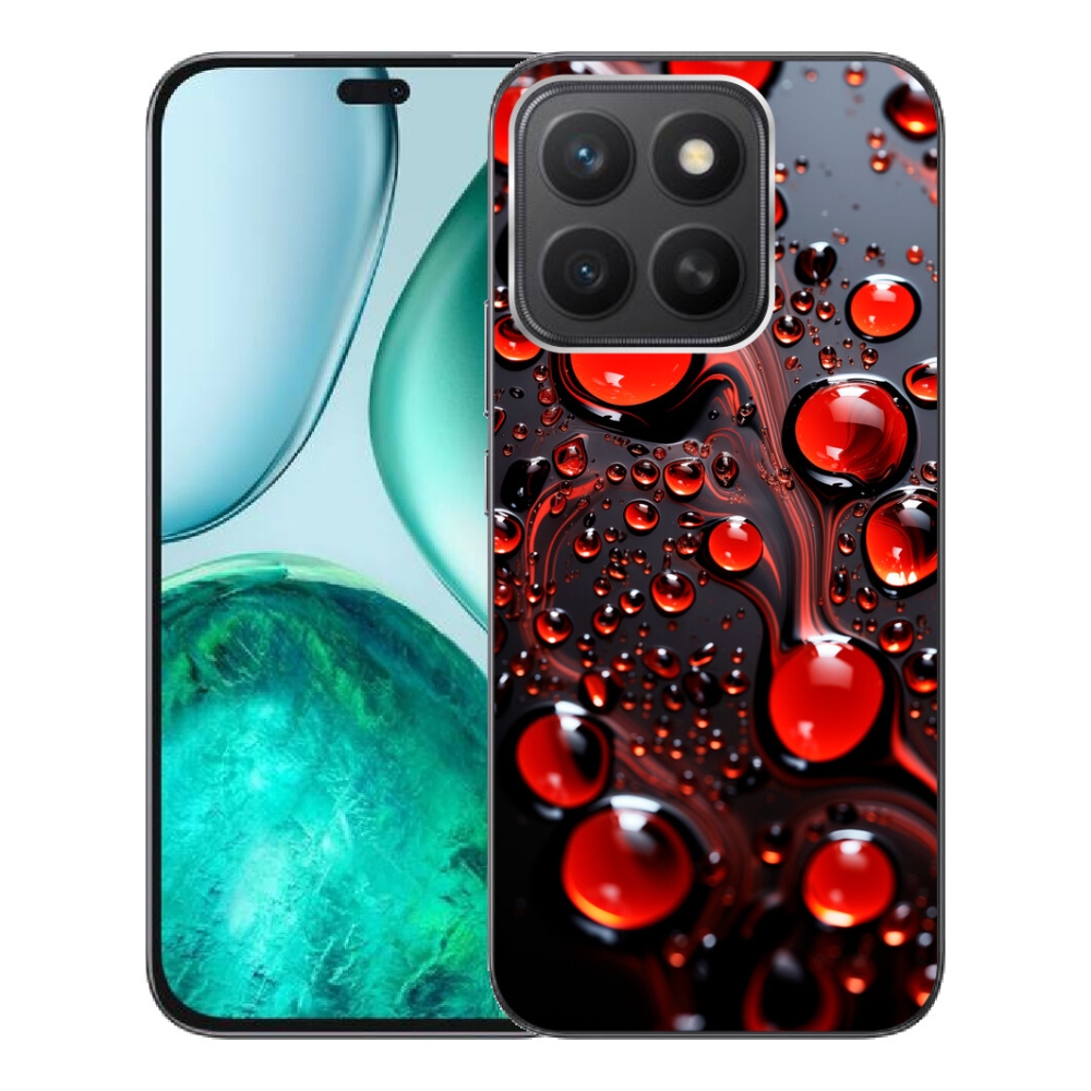 mmCase gél tok az Honor X8c-hez – piros cseppek 2