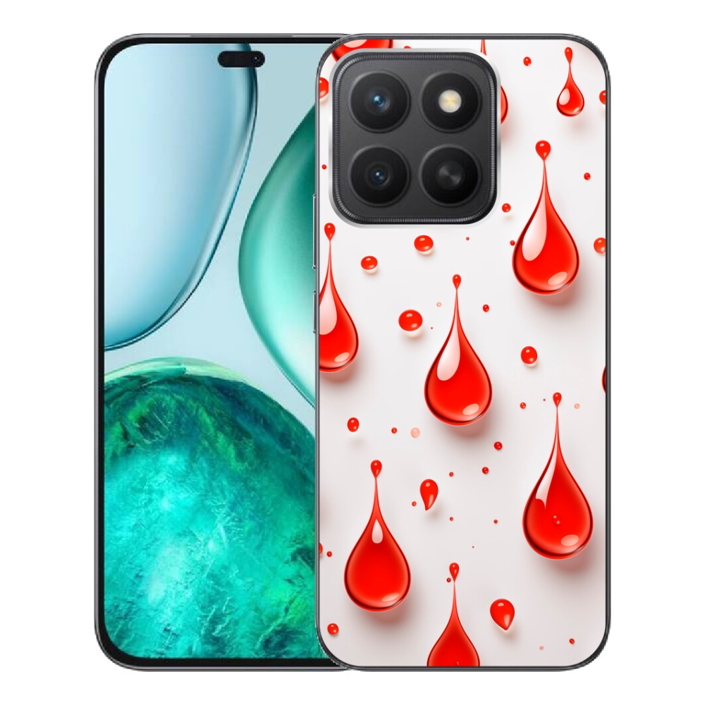 mmCase gél tok az Honor X8c-hez – piros cseppek