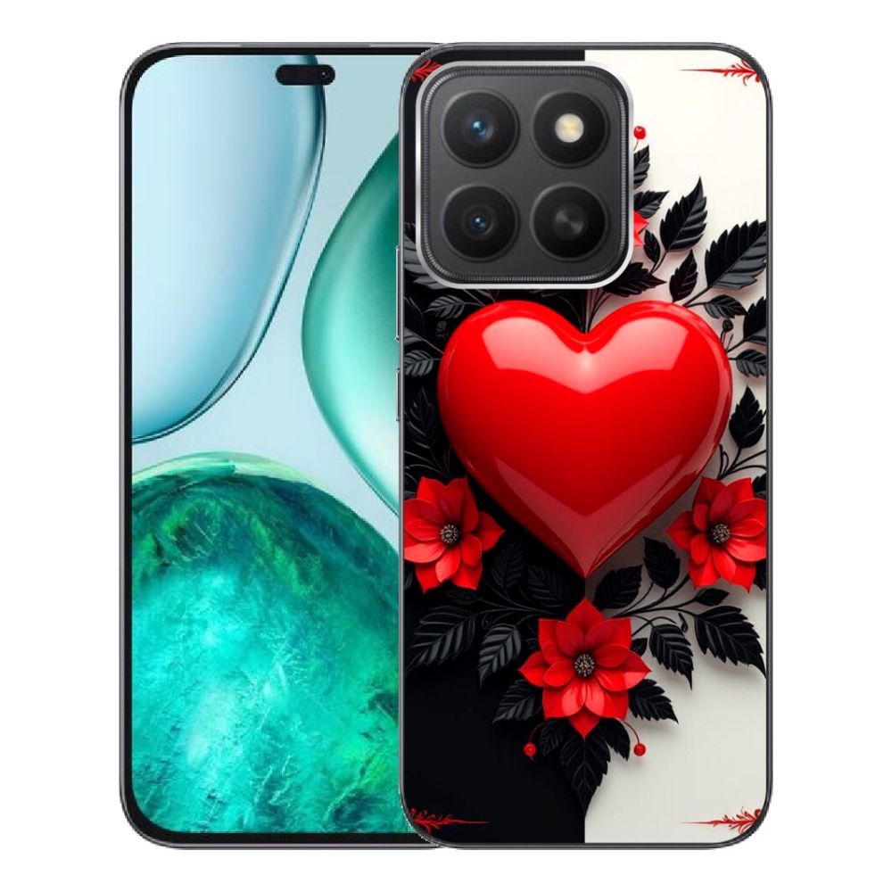 mmCase géltok az Honor X8c-hez – piros szív