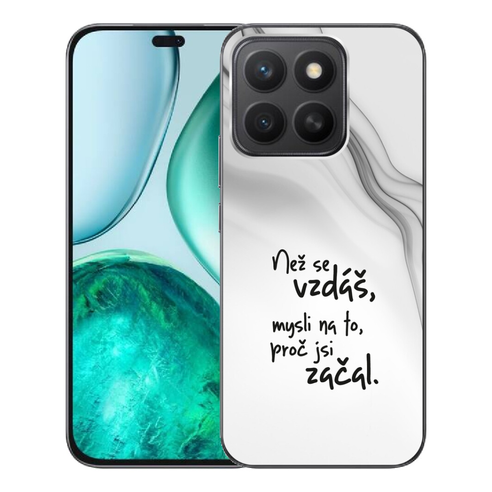 mmCase gél tok az Honor X8c-hez – idézet 2, fehér háttérrel