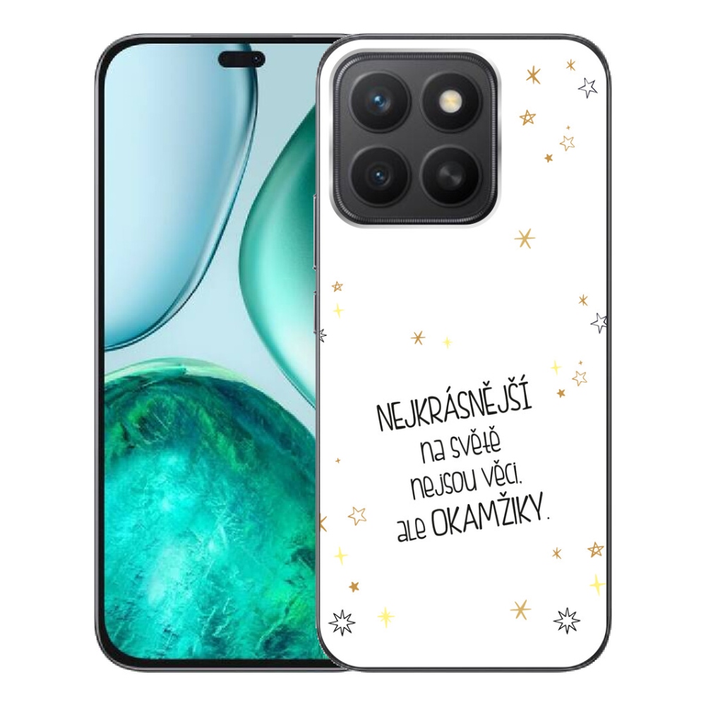 mmCase gél tok az Honor X8c-hez – idézet 4, fehér háttérrel