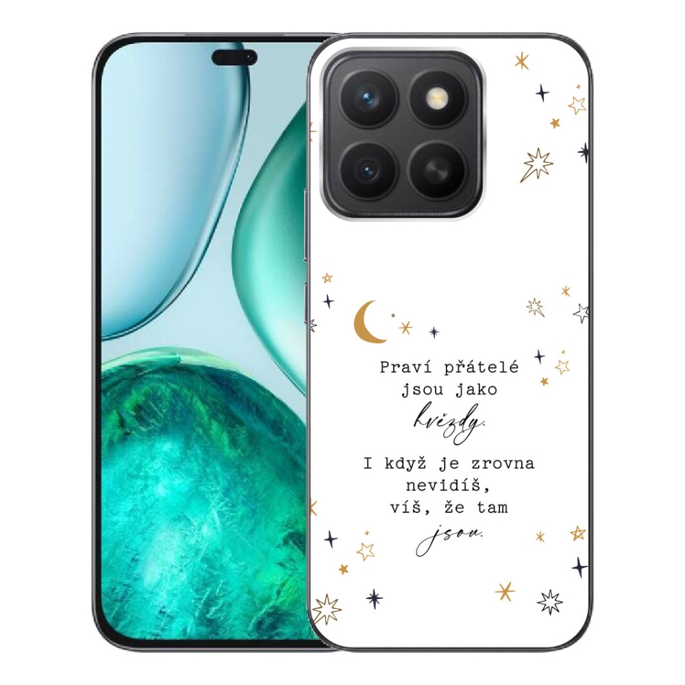 mmCase gél tok az Honor X8c-hez – idézet 6, fehér háttérrel