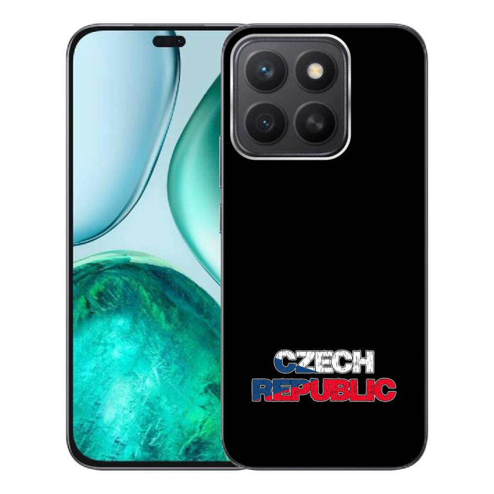 mmCase géltok az Honor X8c-hez – Csehország, fekete háttér