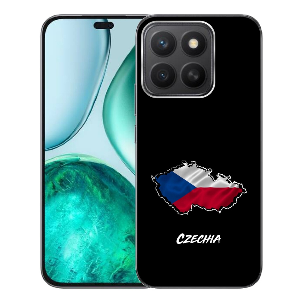 mmCase géltok az Honor X8c-hez – Csehország, fekete háttér