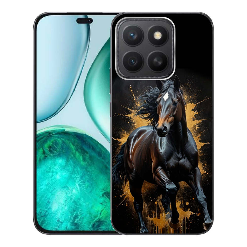 mmCase géltok az Honor X8c-hez – elegáns fekete csődör
