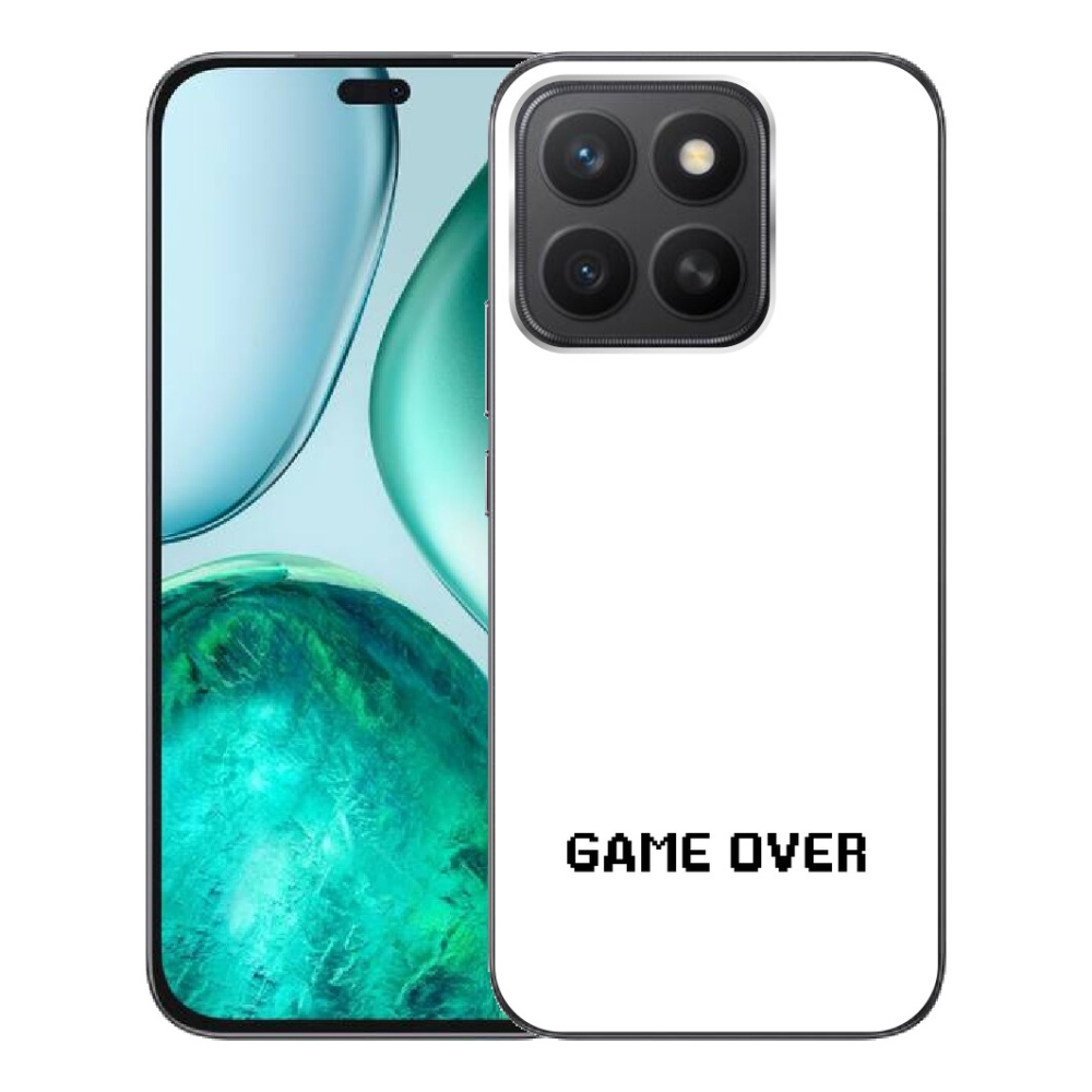 mmCase gél tok az Honor X8c-hez – „game over” fehér háttérrel