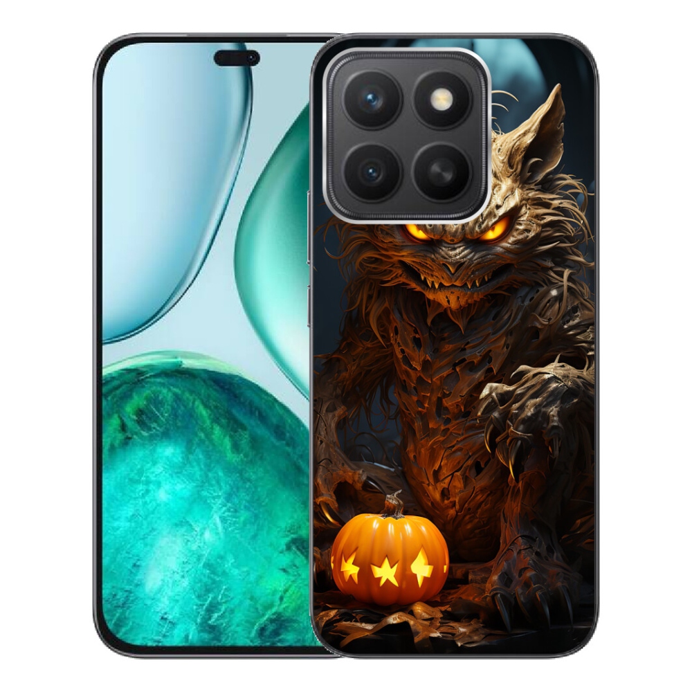 mmCase gél tok az Honor X8c-hez – halloweeni szörny