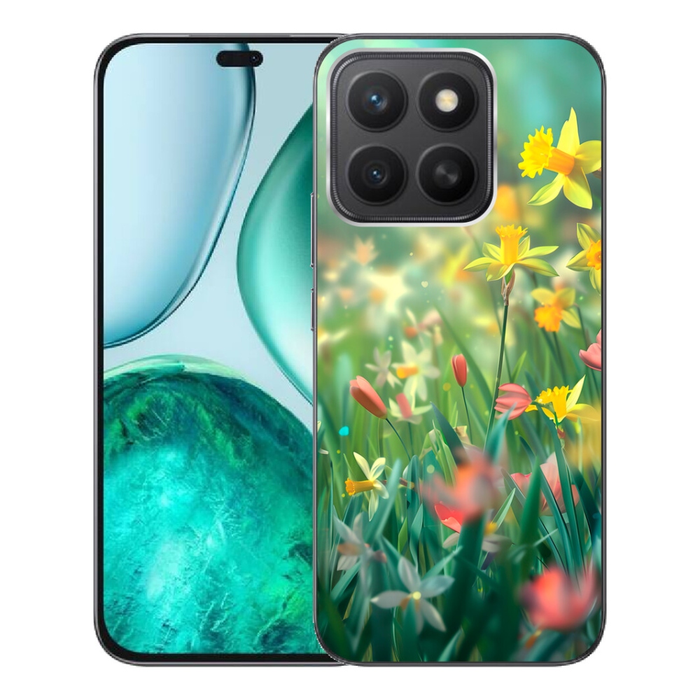 mmCase gél tok az Honor X8c-hez – tavaszi virágok