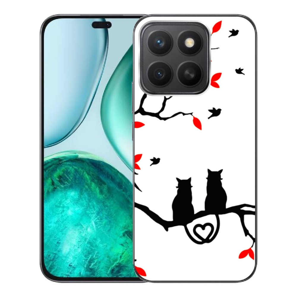 mmCase gél tok az Honor X8c-hez – macskás szerelem