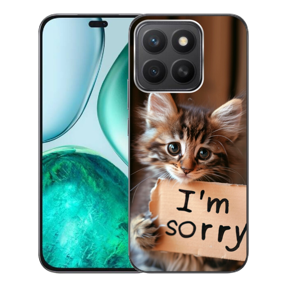 mmCase gél tok az Honor X8c-hez – macskás mintás