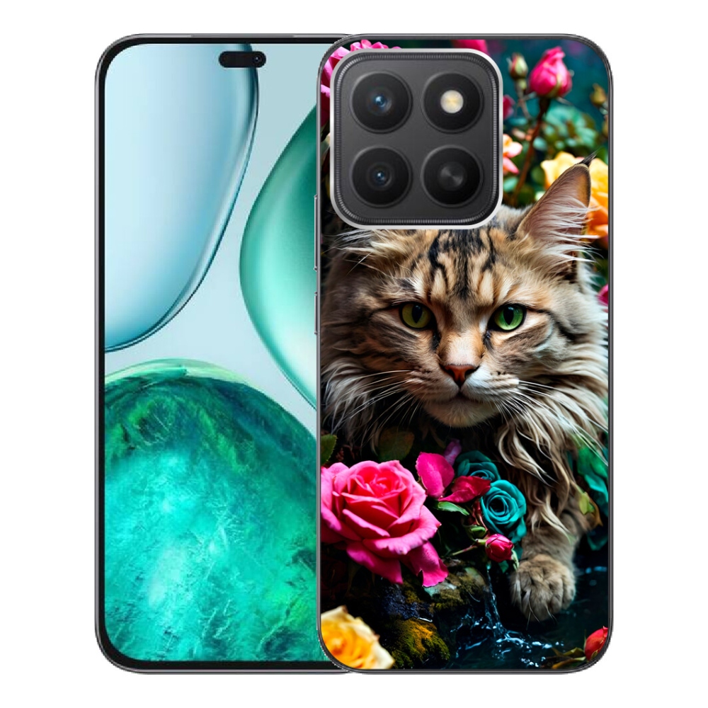 mmCase gél tok az Honor X8c-hez – macskás mintás 2