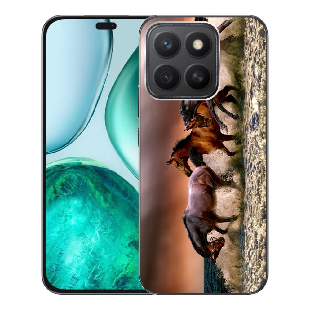 mmCase gél tok az Honor X8c-hez – lovak 1