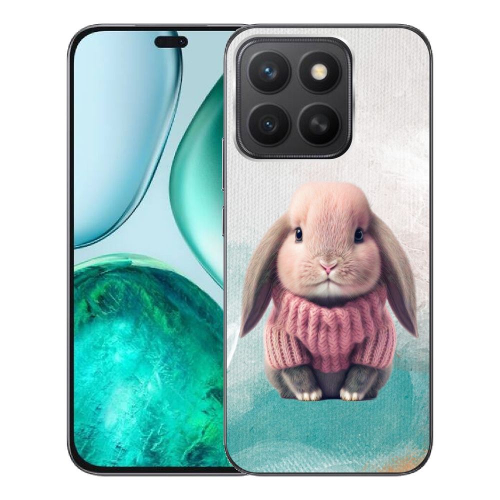 mmCase gél tok az Honor X8c-hez – pulóveres nyuszi