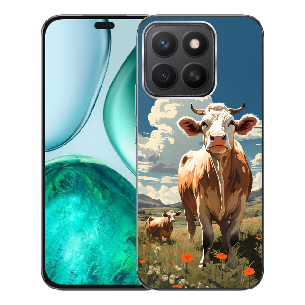 mmCase géltok az Honor X8c-hez – tehenek a réten