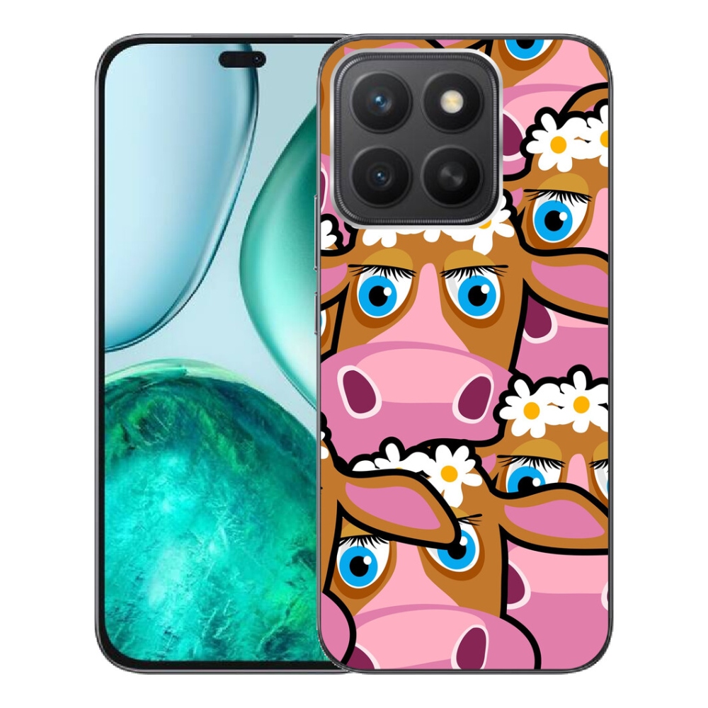 mmCase gél tok az Honor X8c-hez – rajzolt tehenek