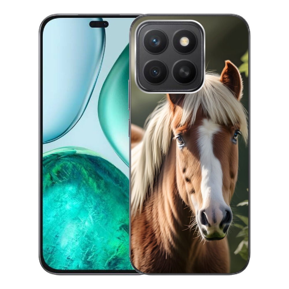 mmCase gél tok az Honor X8c-hez – világos sörényű ló