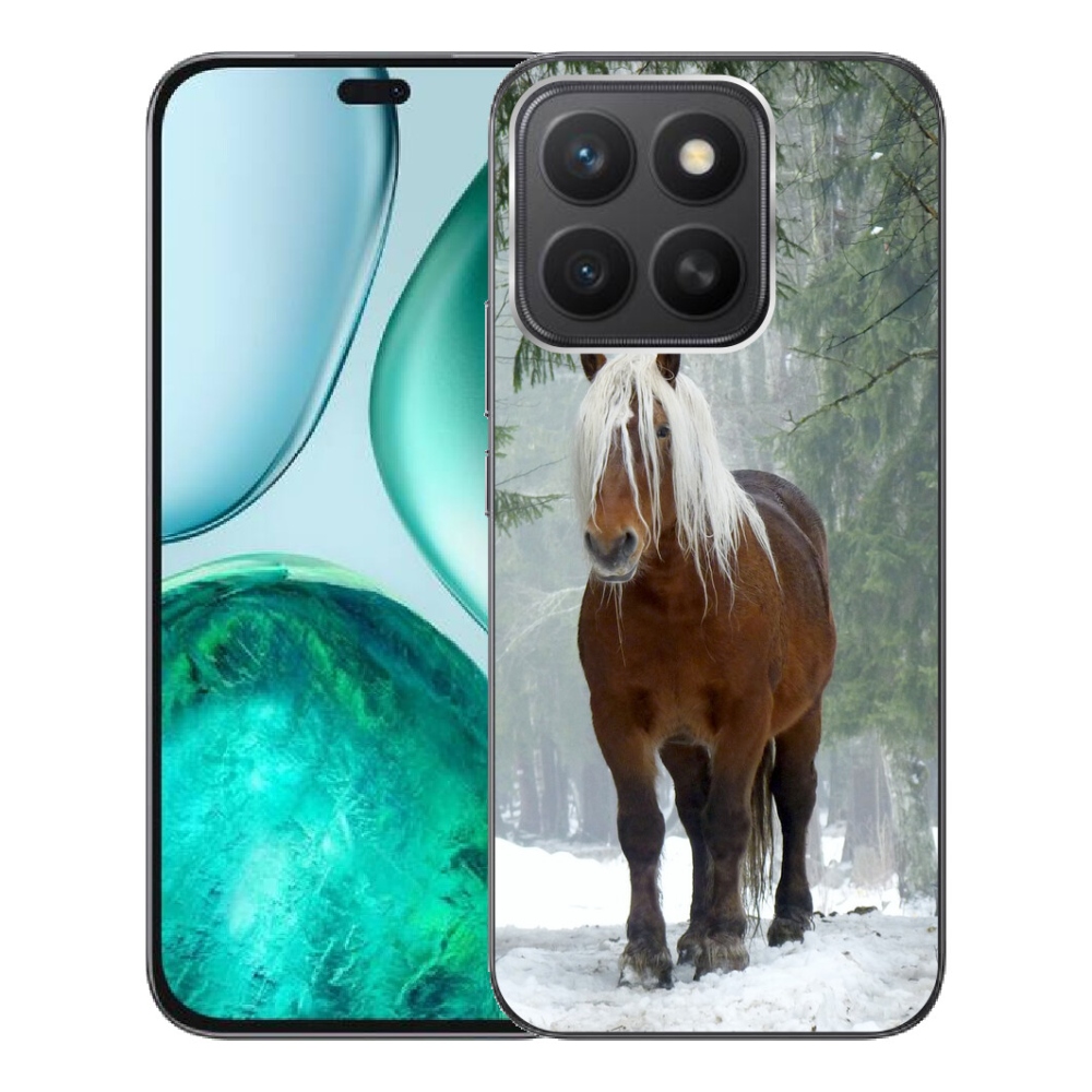 mmCase géltok az Honor X8c-hez – ló az erdőben